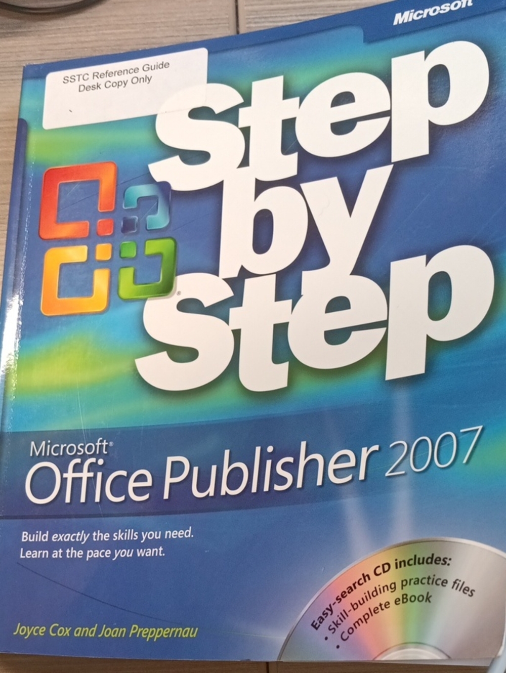 Microsoft Step by Step Office Publisher 2007 - Blue with Multicolor Logo
